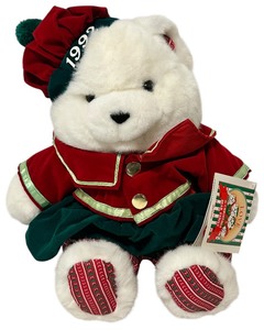 Vintage 1992 Dayton Hudson Christmas Bear Family Plush Bear