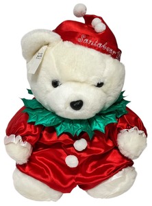 Vintage 1994 Dayton Hudson Santa Bear Plush Toy Bear