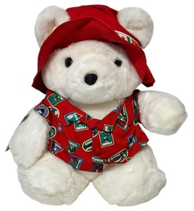 Vintage 1993 Santa Bear from Dayton Hudson World Traveler Santa Bear