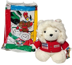 Vintage 1989 Dayton Hudson Santa Bear Plush Toy Polar Explorer
