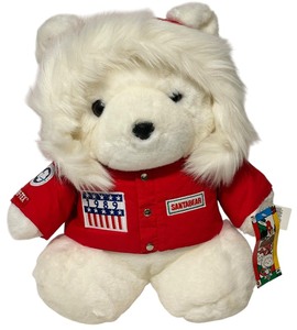 Vintage 1989 Dayton Hudson Santa Bear Plush Toy Polar Explorer