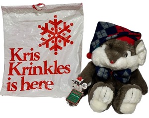 Vintage 2000 Lil Tweaks Christmas Mouse Plush Toy from Dayton Hudson Plush Toy Mouse
