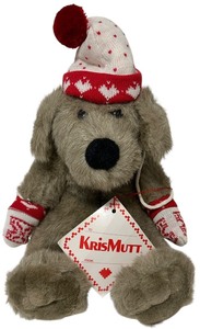 Vintage Kris Mutt Christmas Stuffed Dog by Dayton Hudson