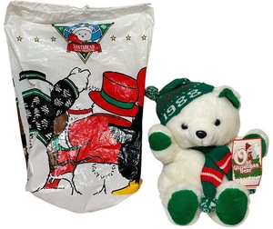 Vintage 1988 Kmart Our Christmas Bear Plush Toy