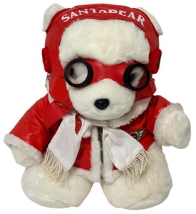 Vintage 1987 Dayton Hudson Santa Bear Aviator Santa Bear
