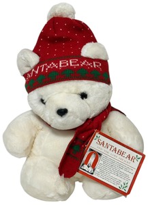 Vintage 1985 Dayton Hudson Santa Bear Plush Toy