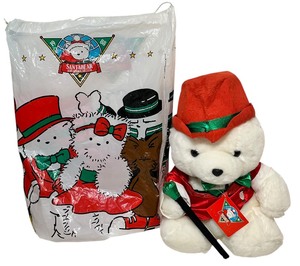 Vintage 1993 Kmart Christmas Carol Teddy Bear