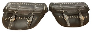 Genuine Harley 1995 Fatboy Saddlebags Softail Springer FLSTN Heritage Moo Glide, Qty 2