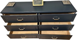 6-Drawer Wooden Dresser, HEAVY 