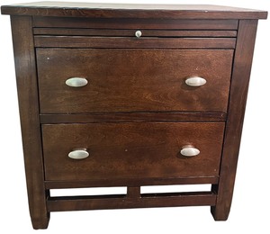 Nightstand-2-Drawers With Pull-Out Shelf by Westside