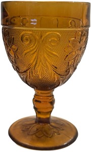 Amber Water Goblet - Qty 1 - 6 38T, 3 18D, Medium  Tray F