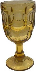 Amber Water Goblet - Small - Qty 1 - 5 12T, 3 14D  Tray F