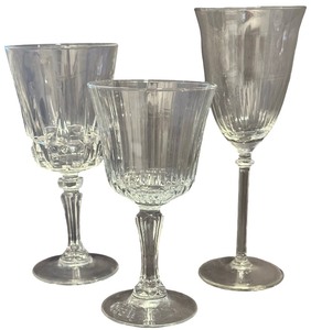 Clear, Thin Glassware Bundle - Qty 3