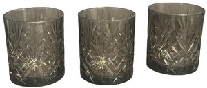 Grey Drinking Glasses - Qty 3