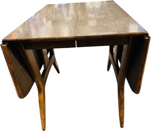 Vintage Mid Century Drop Leaf Table 