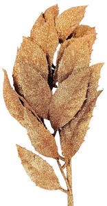 Artificial Copper Glittery Leaf Home Decor by Vic Ker Man 21 - Qty 12