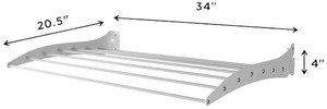 Foldable Clothes Drying Rack