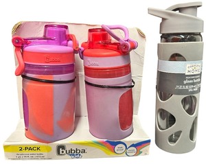 Glass Bottle with Silicon Bundle - Qty 3