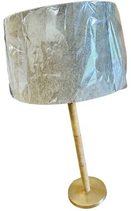 Dimmable Gold Base with New Grey Shade  L08