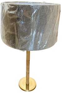 Dimmable Gold Base with New Grey Shade  L08