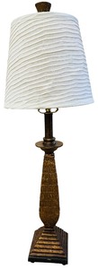 Unique Lamp with White Shade  L13