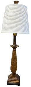 Unique Lamp with White Shade  L13