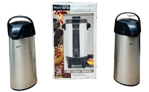 Coffee Urn 12-42 Cups  Curtis Thermos-Pro 2.5L Air Pot (Qty 2) Bundle