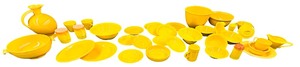 Vintage Mixed FIESTA Dishware Bundle - Qty 42 Pcs  Yellow