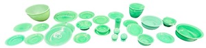 Vintage Mixed FIESTA Dishware Bundle - Qty 27 Pcs  Jade Green