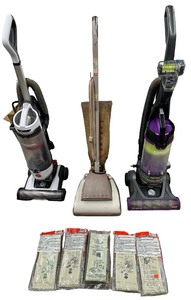 Vacuum Bundle - Qty 3  Hoover MaxLife Elite Swivel Vacuum Cleaner  Vintage Hoover Model 115 Upright Vacuum Cleaner   BISSELL Cleanview Swivel Rewind Pet