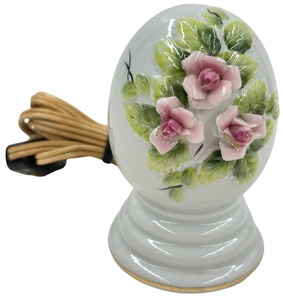 Night LightTable Lamp Bundle  Downbridge Table Lamp Black  Fine Diamantine China Egg Night Light  L21