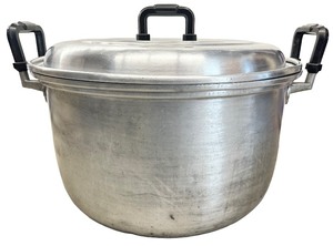 MEDIUM Diamond Thai Aluminum Cooking Pot, 50cm, 21 12 Diameter, 11 12  High Volume Cooking Pot