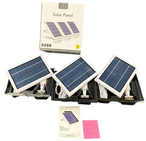 WASSERSTEIN Solar Panel for ARLO ULTRA 2, PRO 3, PRO 4 - 3 Pack (E)