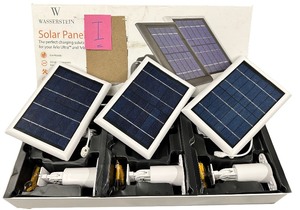 WASSERSTEIN Solar Panel for ARLO, ARLO PRO 3  COLOR WHITE  3 Pack (I)