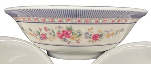 ROSE Melamine by Thunder Group   6 34 X 2 14  Small Soup Bowl Qty - ONE DOZEN (C)
