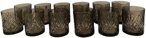 Melodia Smoke Old Fashioned Glasses - Qty 12  3 58 tall, 3.25D