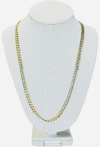 18K Gold Plated Necklace  24.25 14W  42.6g