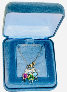 Birthstone 20 Chain, 14Kt Gold Plated (NON-Magnetic)