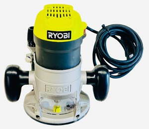 Ryobi R163G 8.5 Amp 1-12 Peak HP Fixed Base Corded Router with Ryobi 29-piece Sanding and Polishing Kit, Model A90AS29