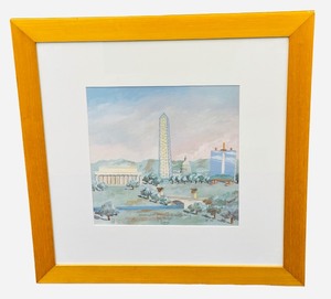 Washington Monument PaintingArtwork 1999-2000 Restoration by Michael Graves