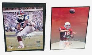 SET OF  AUTOGRAPHED  POSTERS JAKE PLUMMER  WILLIS MCGHEE