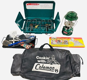Coleman BBQ Grill  Lantern Bundle