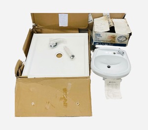 Shower Base  Glacier Bay Sink Bundle