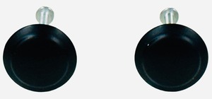 Black Round Cabinet Knobs 1 - Qty 28