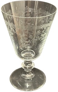LUCCA Small Etched Water Glasses - Qty 5