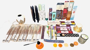 Incense Candles Bundle - Wild Berry Incense Sticks Handcrafted 1971  Ceramic Electric Lamp and Aroma Diffuser Accessories for Home Decorative Use