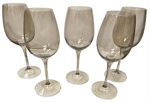 Grey Champagne Glasses - Qty 5 (BIN A)