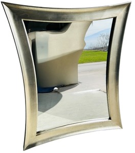 LARGE Silver HEAVY Mirror 48 X 39 X 2