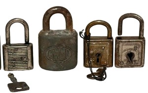Vintage and Antique Padlocks  Yale  Master  Corbin  Bison