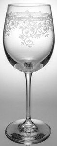 Lucca Burgundy Glasses - Qty 6  8.25 tall, 3.25D